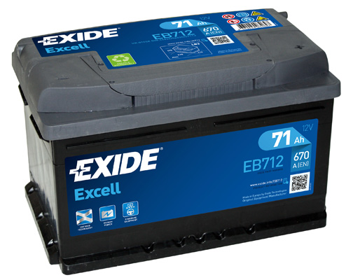 Аккумулятор EXIDE арт. EB712